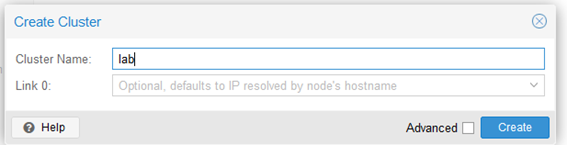 cluster name