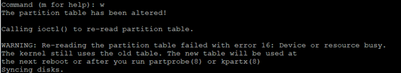 Linux LVM fdisk w