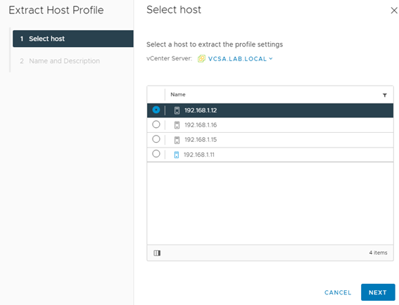host profile