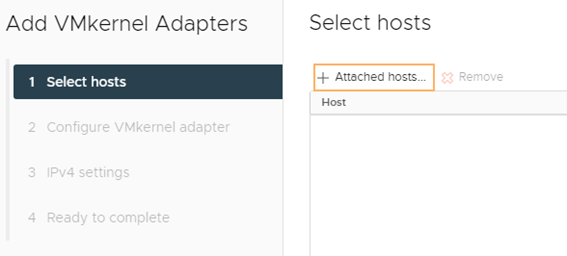 select hosts