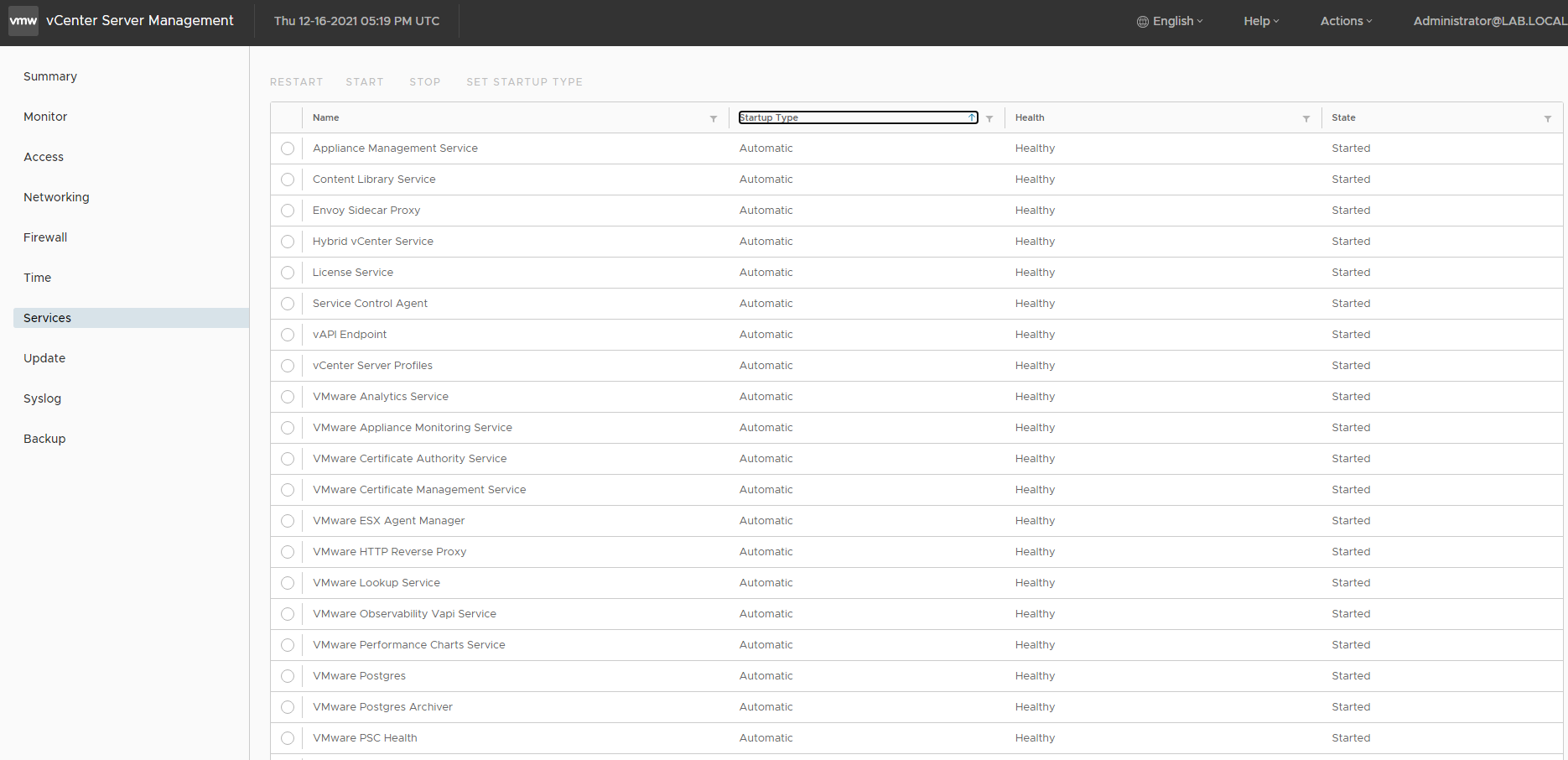 services_vcsa