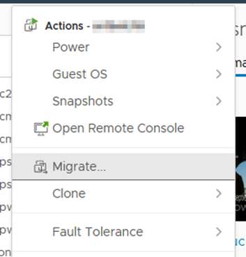 migrate enabled vmotion