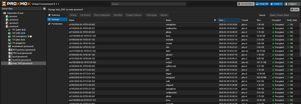 pbs sync tuxis datastore PBS-local con backups